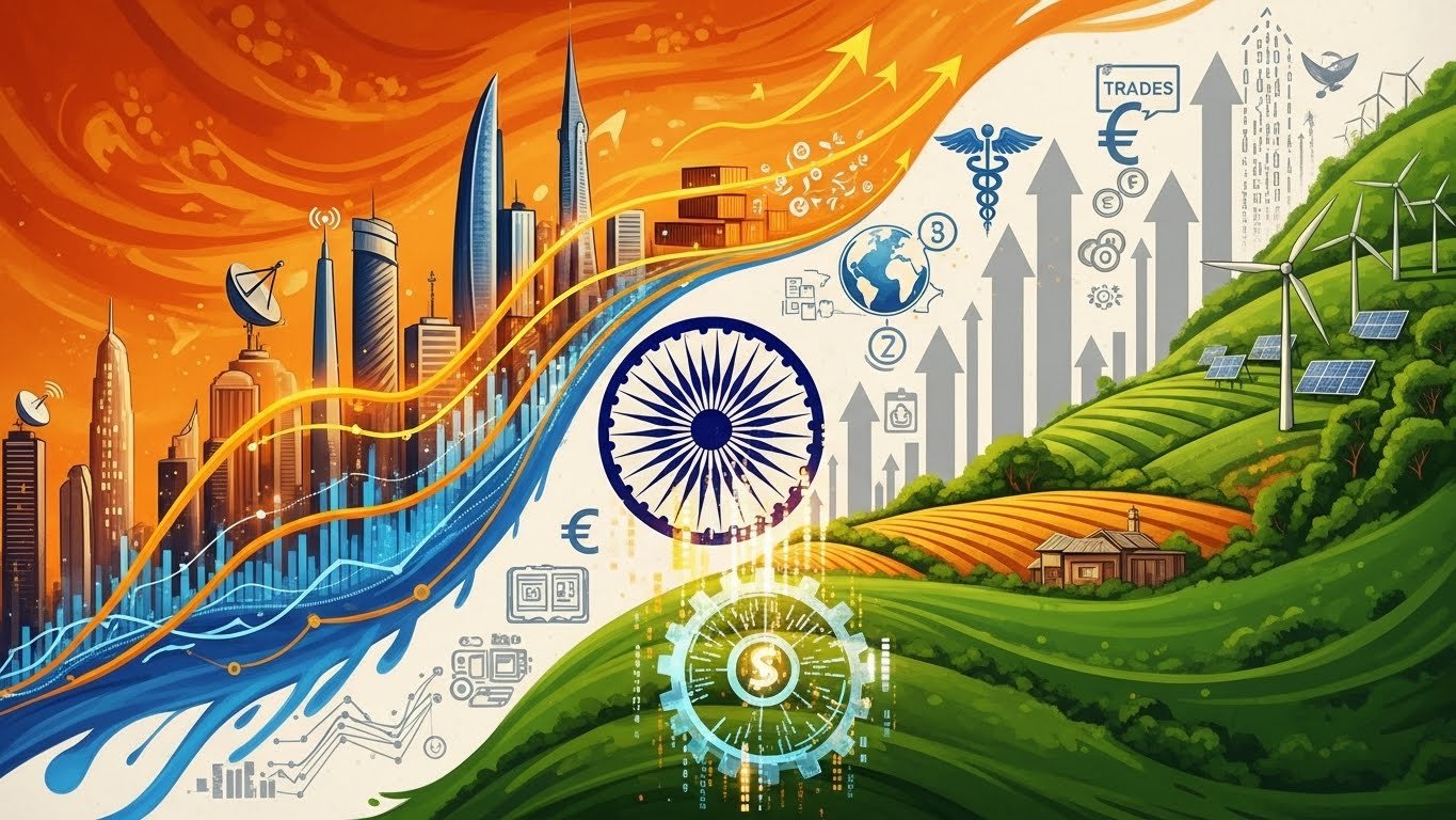 Ascensão de potências não-ocidentais: Índia, China e o redesenho silencioso do poder global.