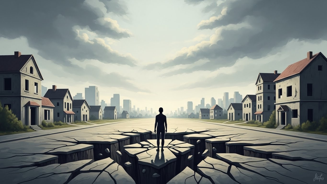 Quando o chão muda: a experiência de não caber