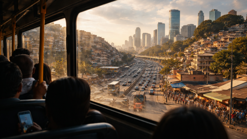 A cidade que só existe no caminho