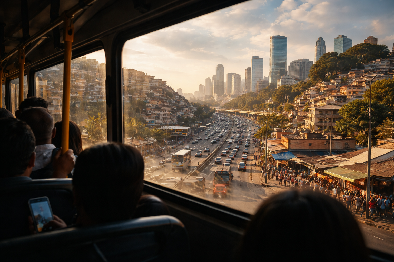 A cidade que só existe no caminho