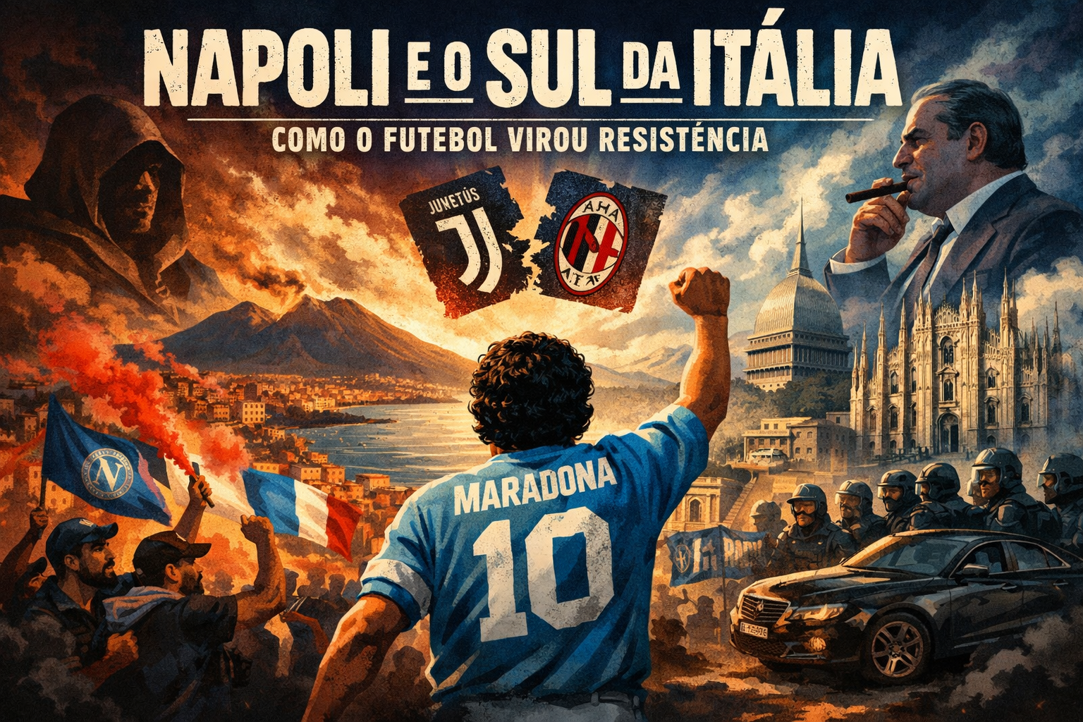 Napoli e o sul da Itália: como o futebol virou resistência
