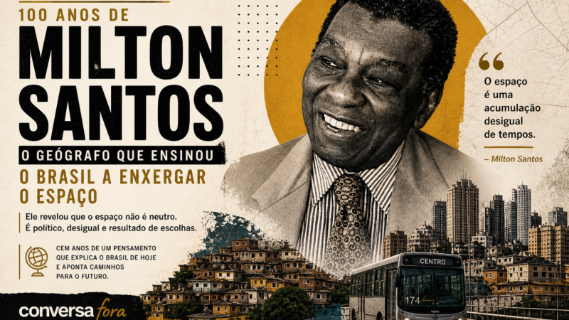 Milton Santos 100 anos: quem foi o geógrafo que explicou o Brasil