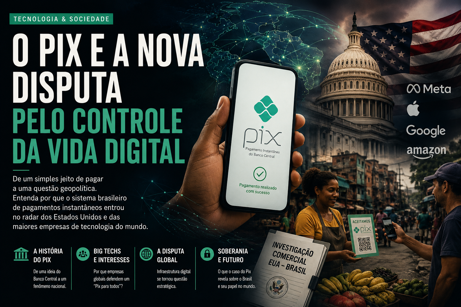 Por que o Pix virou uma questão geopolítica?