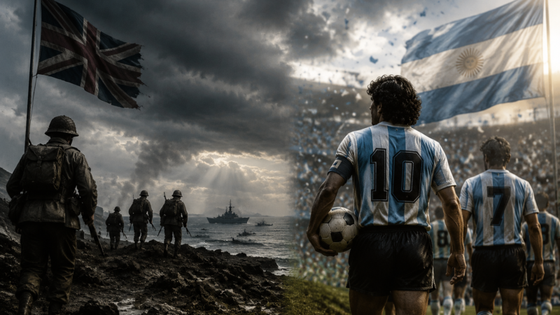 Quando uma guerra de 74 dias atravessa quarenta anos de futebol